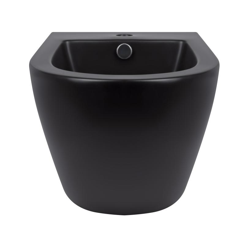 Біде підвісне Qtap Robin 495х370х325 Matt black QT1355046FMB — фото 3