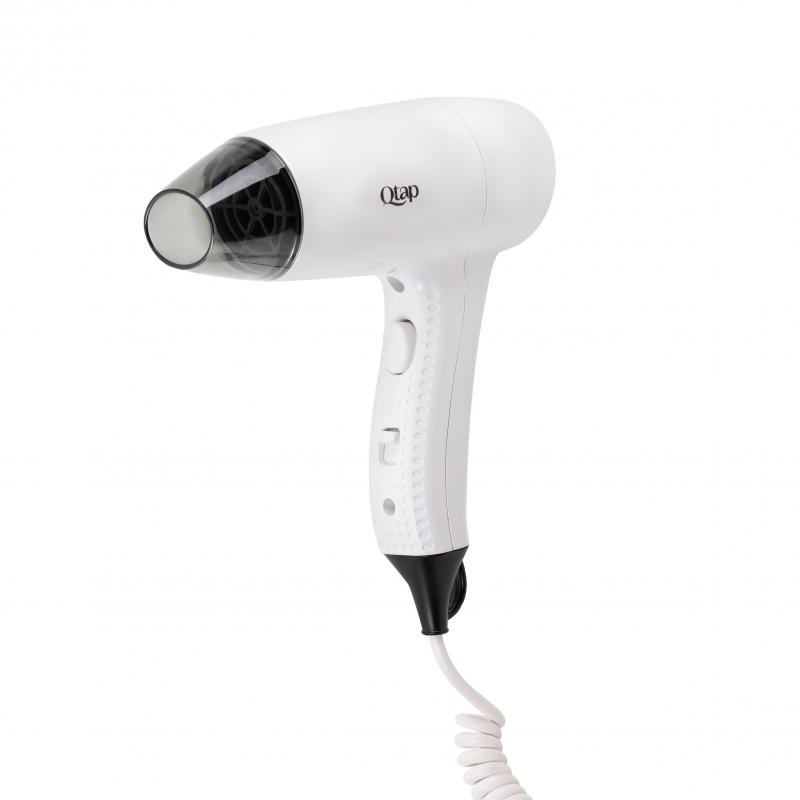 Фен із тримачем Qtap Pohodli 1200 Вт QTF1200ROP White (Pobut) — фото 3