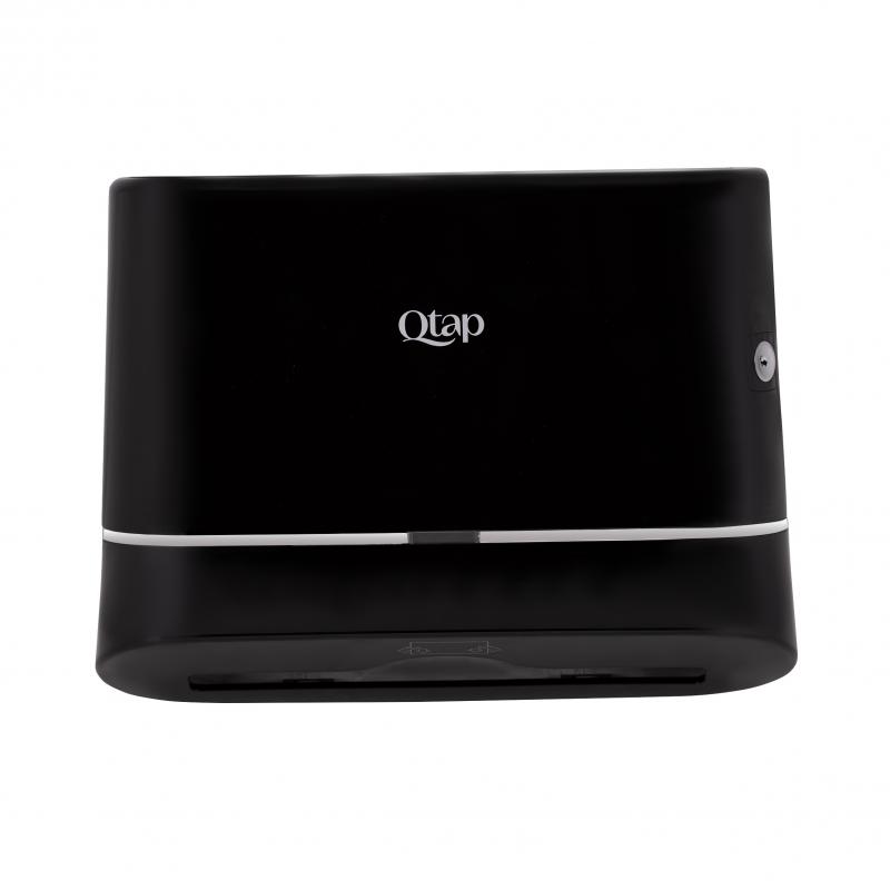 Тримач для паперових рушників Qtap Pohodli 300 мм QTDR600BP Black (Pobut) — фото 3