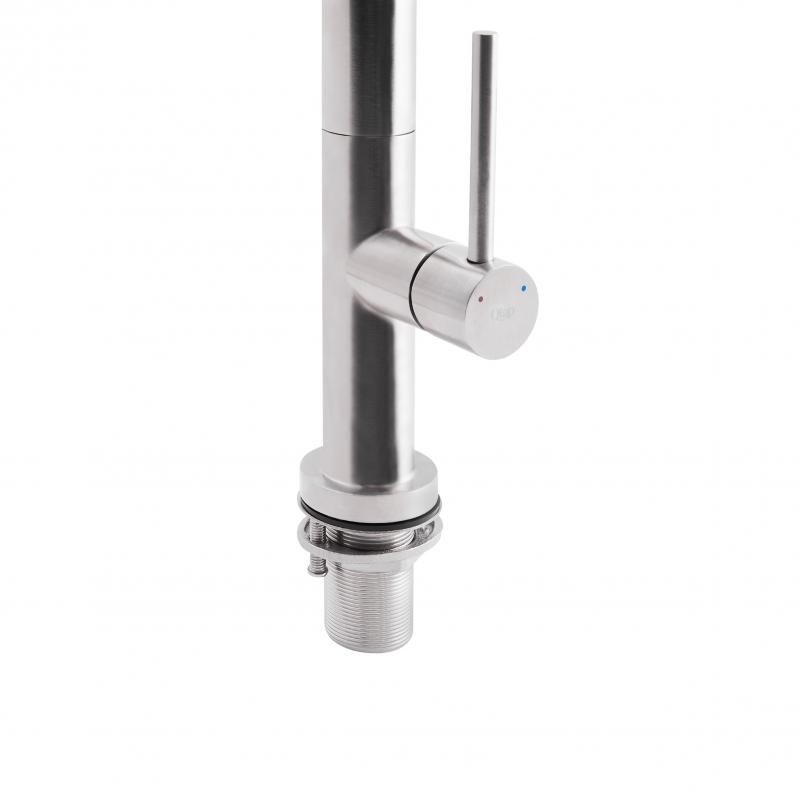 Змішувач для кухні Qtap Zdenek QTZDN9032103FC Brushed Nickel PVD — фото 3