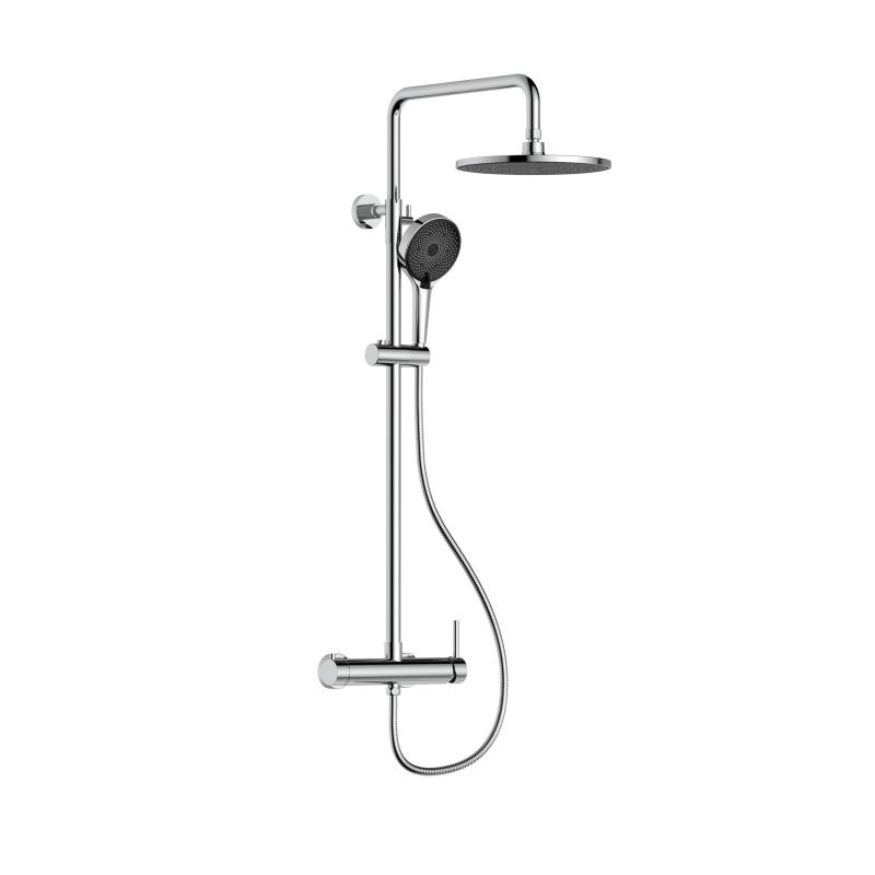 Душова система універсальна Qtap Sloup на два споживачі QT57103OC Chrome