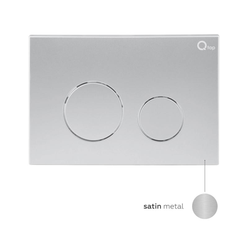 Готове рішення Qtap для ванної кімнати: підвісний унітаз Swan Rimless 520х360х320 + комплект інсталяції Nest 4 в 1 (кругла клавіша Satin) — фото 9