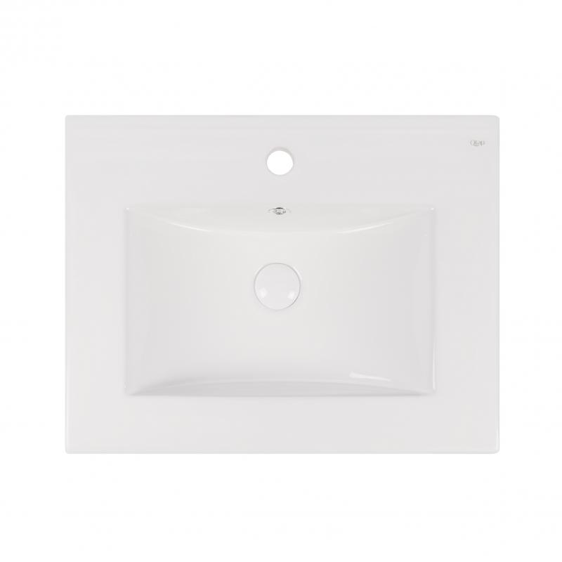 Раковина Qtap Albatross New 600x470x180 White з донним клапаном QT0111750660W