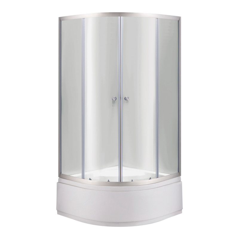 Lidz 4мм фіксоване прозоре скло ŁATWA SC90x90.HIGH.TR
