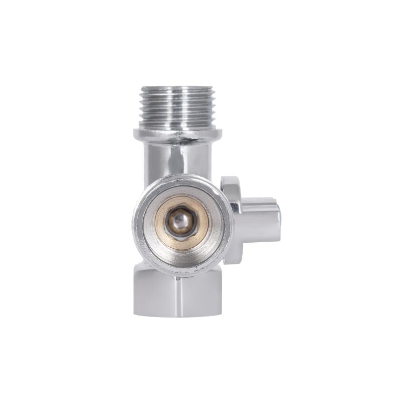 Кран приладовий кульовий Thermo Alliance Standart 1/2"х3/4"х1/2" ЗЗВ SD186W152015 — фото 8