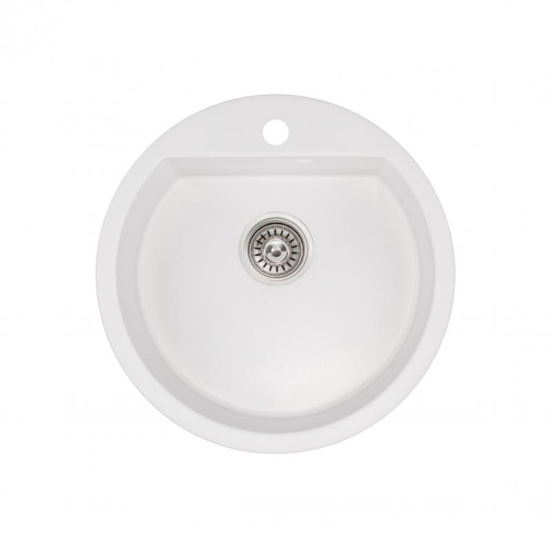 Кухонна мийка Qtap CS D510 White (QTD510WHI650)