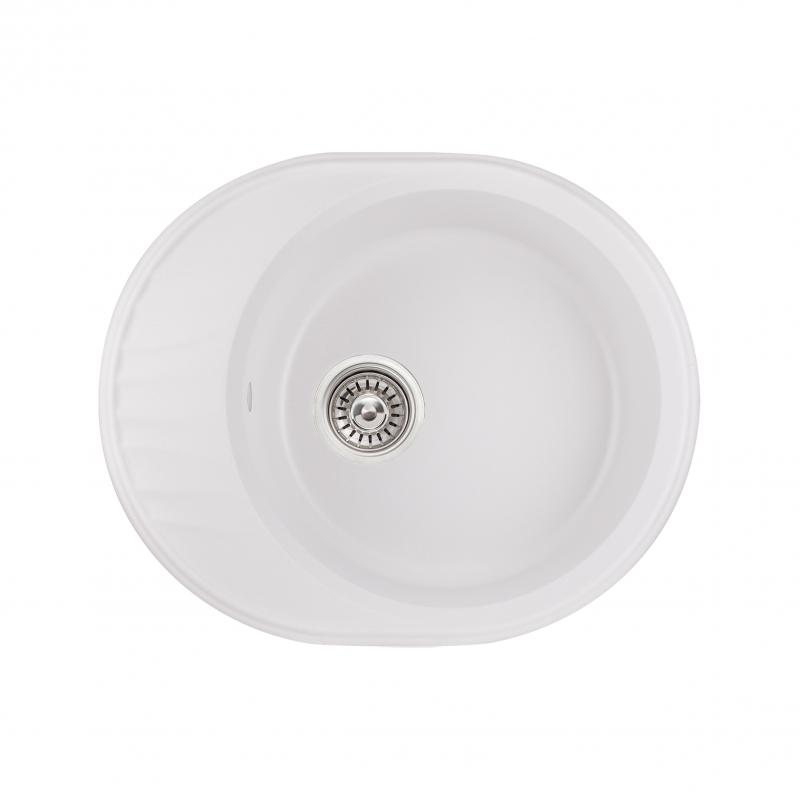 Кухонна мийка Qtap CS 6151 White (QT6151WHI650)