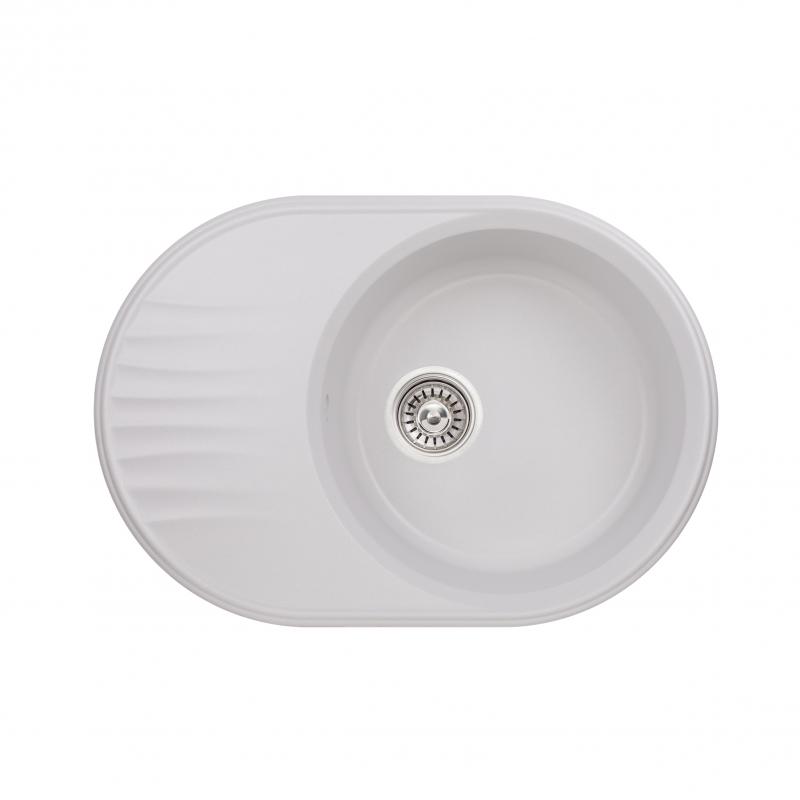 Кухонна мийка Qtap CS 7451 White (QT7451HI650)