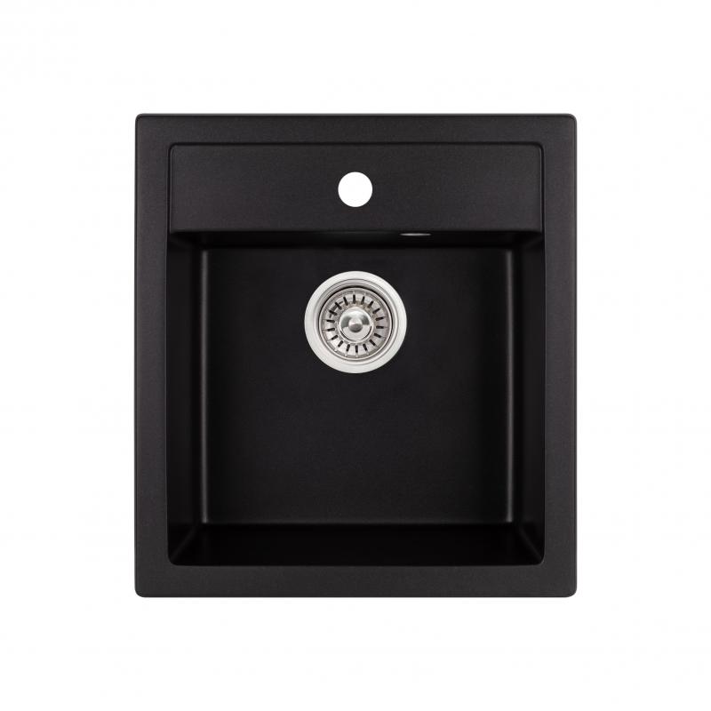 Кухонна мийка Qtap CS 5046 Black (QT5046BLA404)
