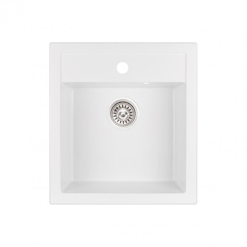 Кухонна мийка Qtap CS 5046 White (QT5046WHI650)