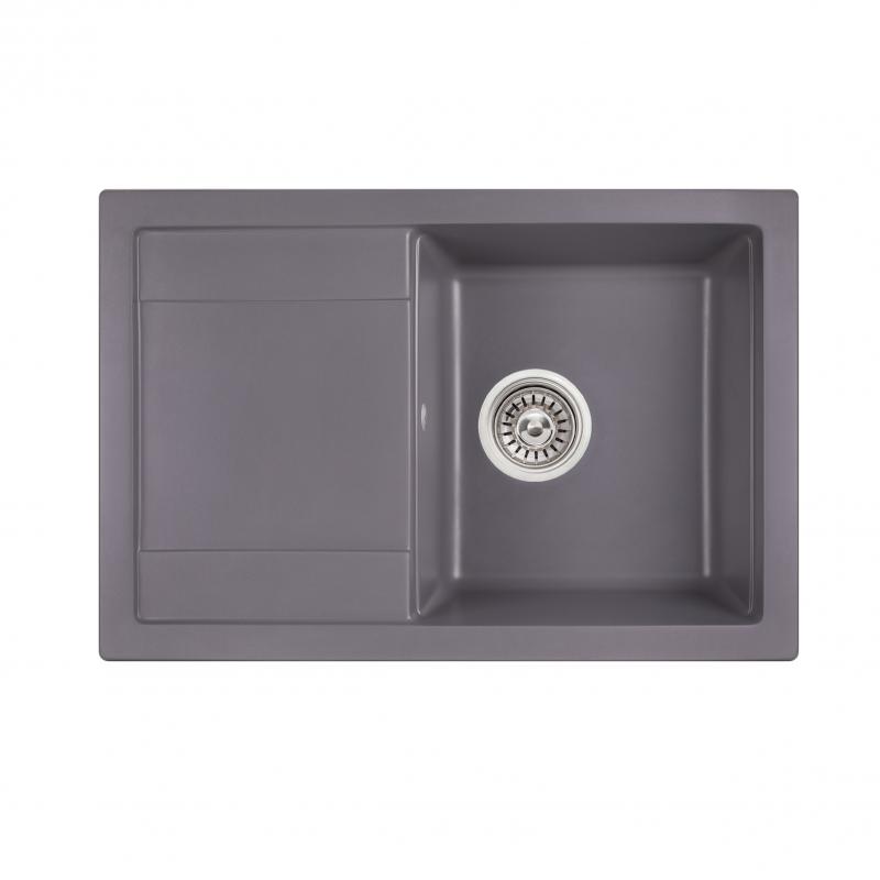 Кухонна мийка Qtap CS 7449 Grey (QT7449GRE471)