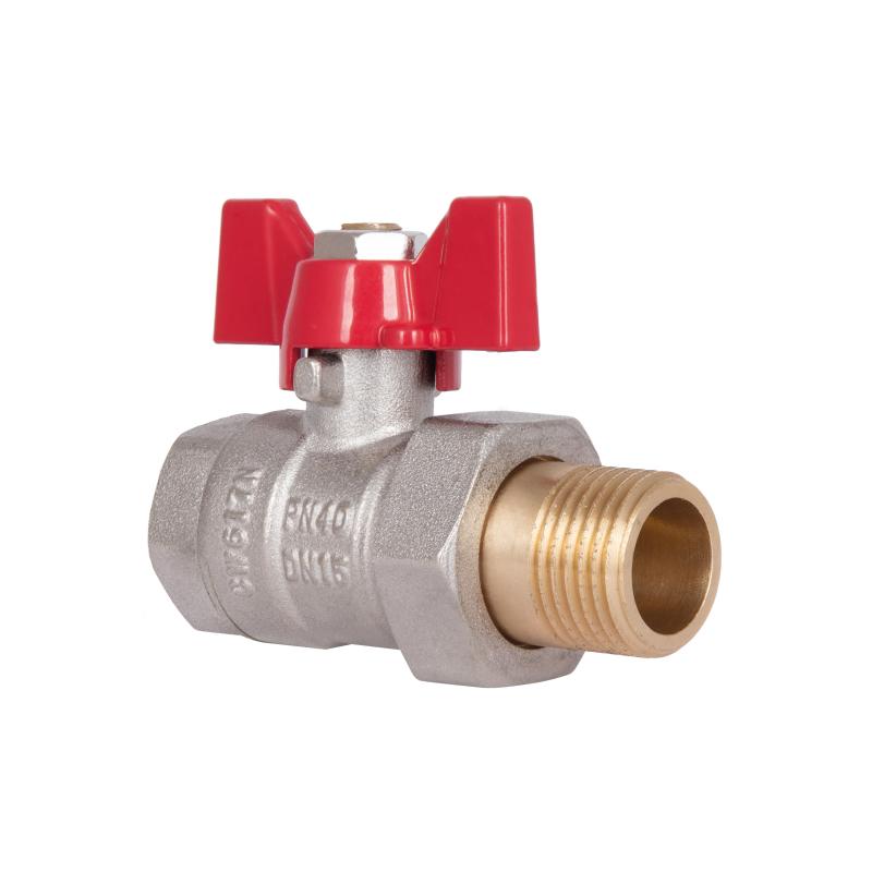 Кран кульовий "Американка" Thermo Alliance Standart прямий 1/2" ВЗ SD220W15 — фото 3
