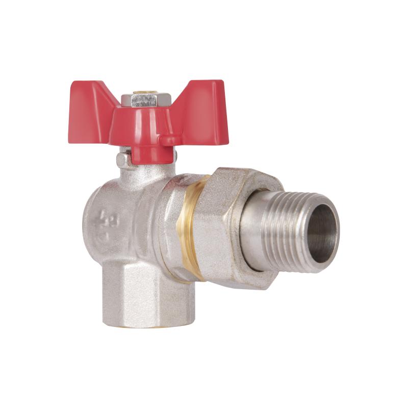 Кран кульовий "Американка" Thermo Alliance Standart кутовий 1/2" ВЗ SD222W15 — фото 3