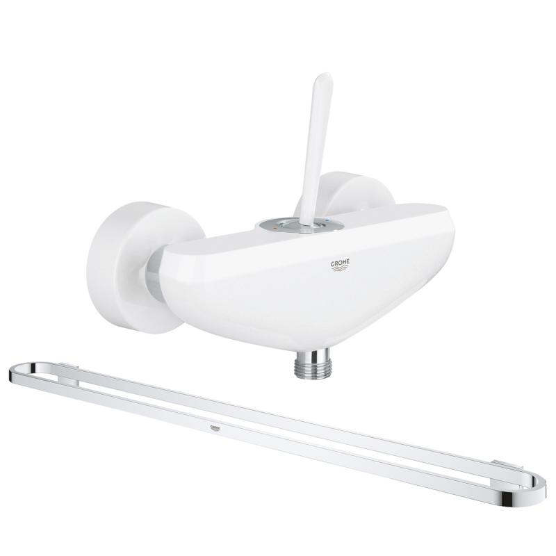 Набір Grohe змушувач для душу Eurodisc Joy 23430LS0 + тримач для ручників Selection 41058000