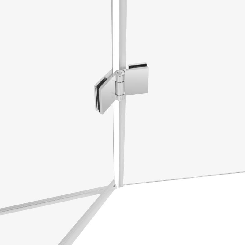Душова кабіна Qtap Capricorn CRM10128RC6 120x80 см, скло Clear 6 мм, покриття CalcLess без піддона — фото 8
