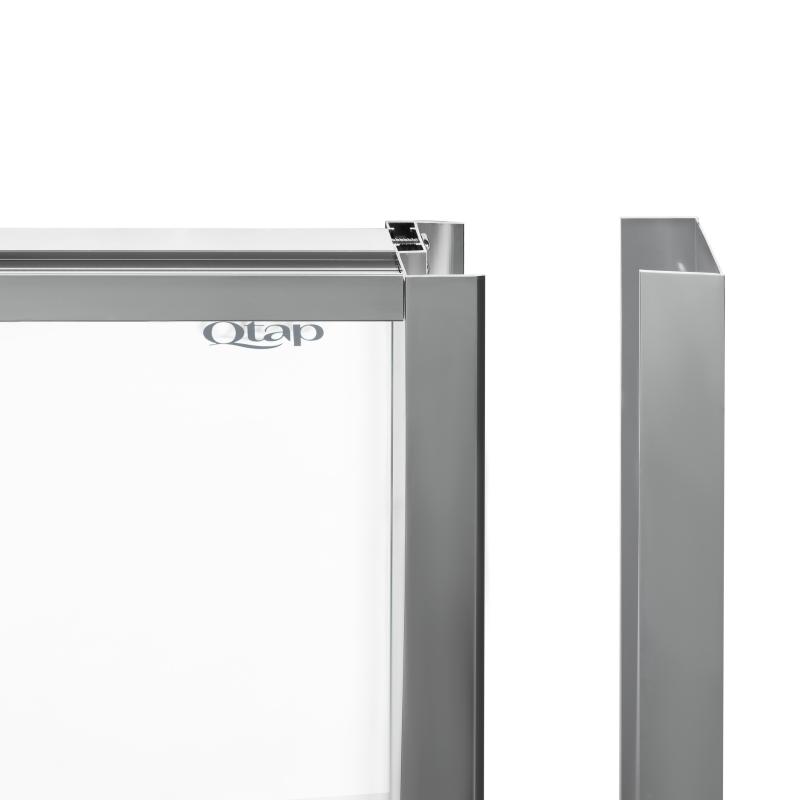 Душова кабіна Qtap Scorpio CRM10115-AC6 100x100 см, скло Clear 6 мм, покриття CalcLess, без піддона — фото 3