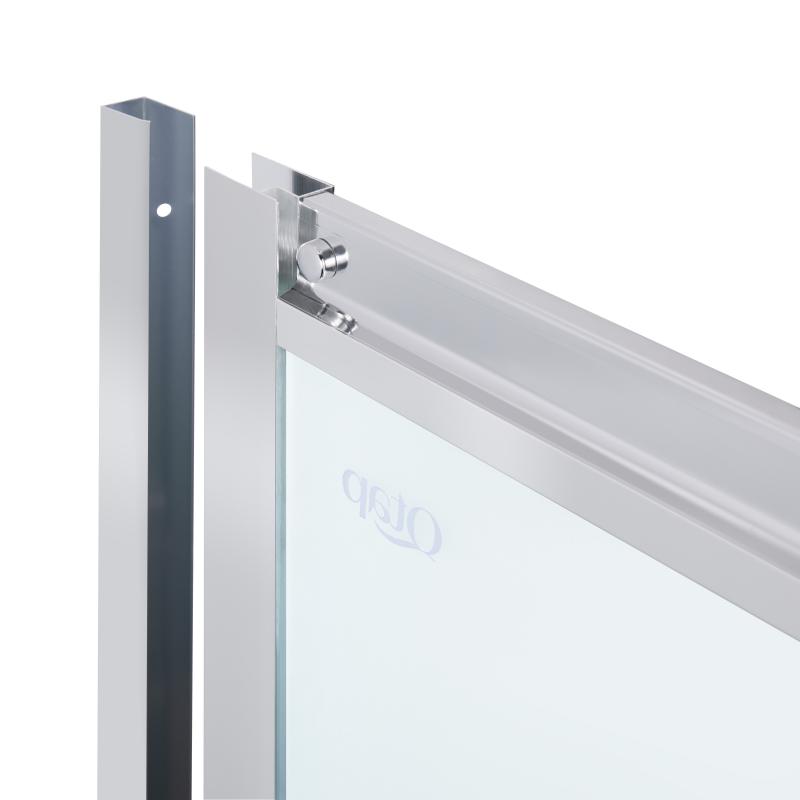 Душова кабіна Qtap Pisces CRM107-9SP5 75-90x75-90 см, скло Pear 5 мм без піддона — фото 3