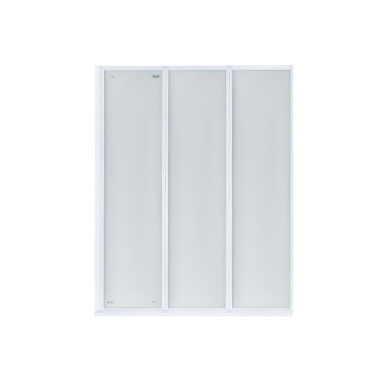 Штора на ванну Qtap Gemini WHI401114RP4 скло Pear 4 мм, 110x140 см