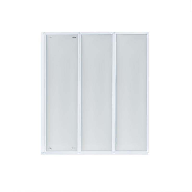 Штора на ванну Qtap Gemini WHI401214RP4 скло Pear 4 мм, 120x140 см