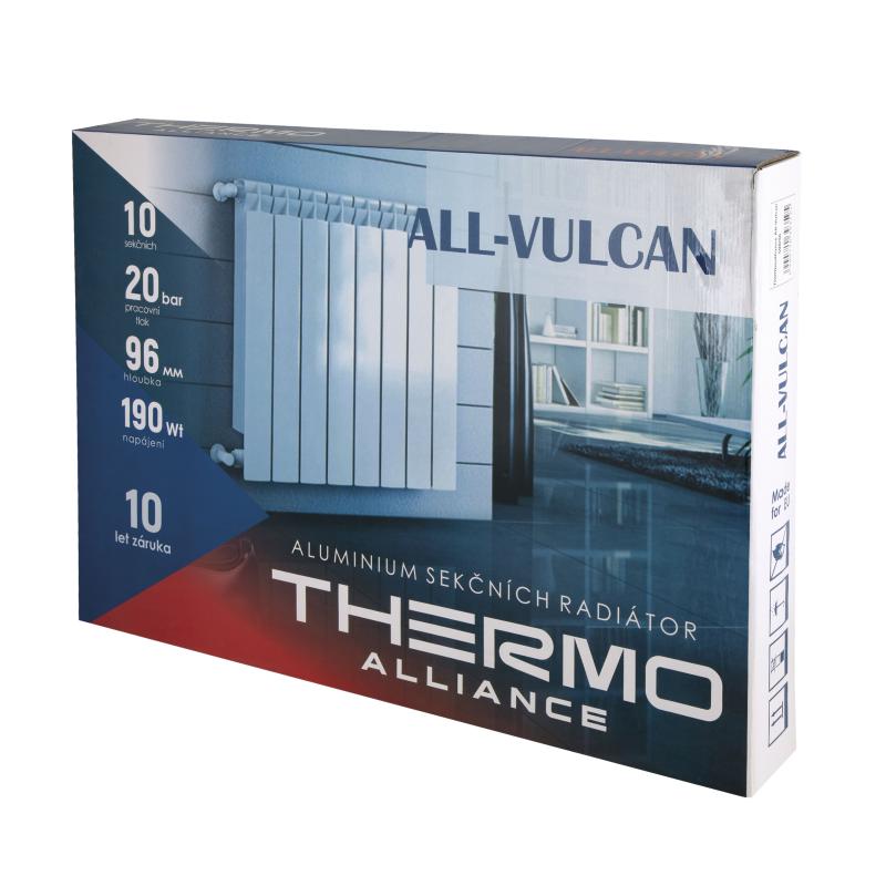Радіатор алюмінієвий Thermo Alliance All-Vulcan 500/96 1,05 кг — фото 9