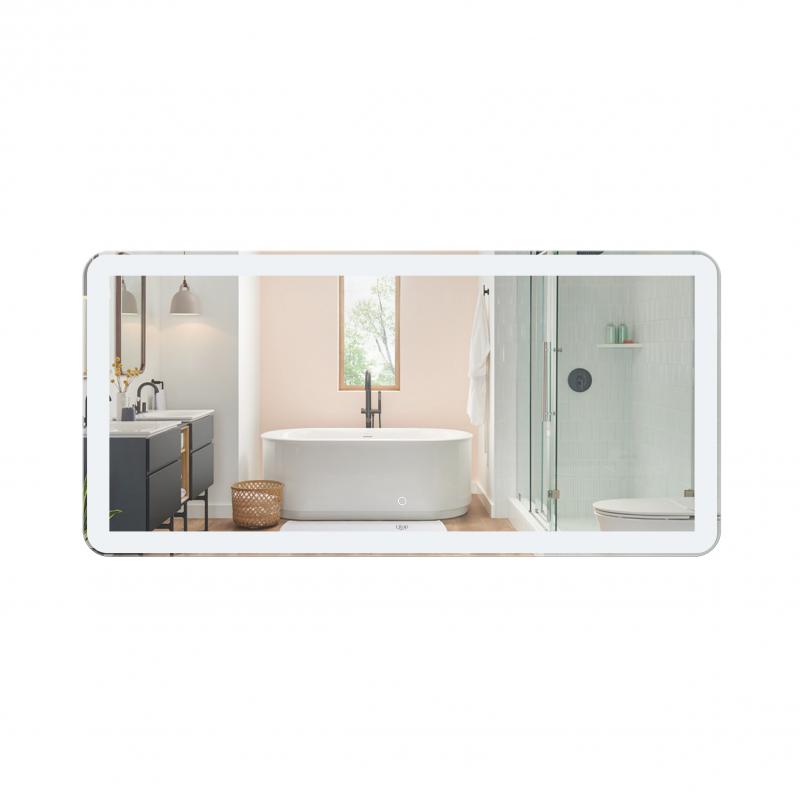 Дзеркало Qtap Swan 1400х700 з LED-підсвічуванням Touch, QT1678141470140W