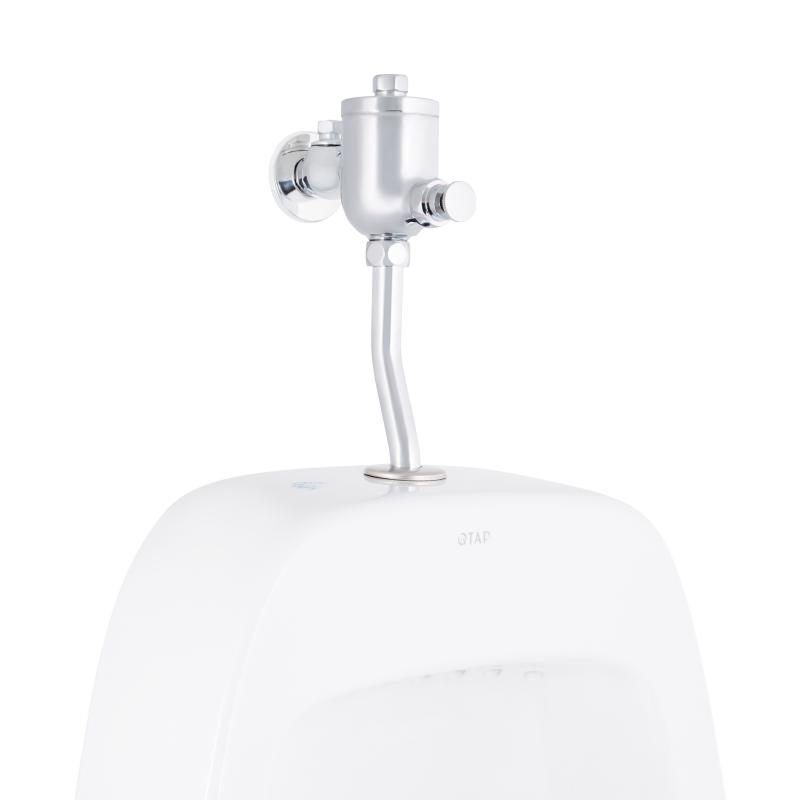 Пісуар підвісний Qtap Crow з краном-дозатором 360x285x675 White QT0588112HW — фото 3