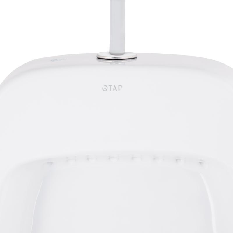 Пісуар підвісний Qtap Crow з краном-дозатором 360x285x675 White QT0588112HW — фото 4