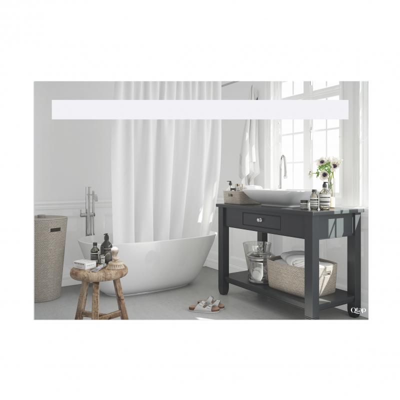 Дзеркало Qtap Mideya Modern 500х700 з LED-підсвічуванням кнопковий перемикач, Reverse QT207814145070W