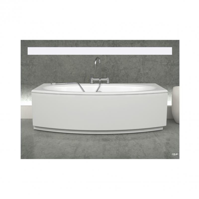Дзеркало Qtap Mideya Modern 600х800 з LED-підсвічуванням кнопковий перемикач, Reverse QT207814146080W