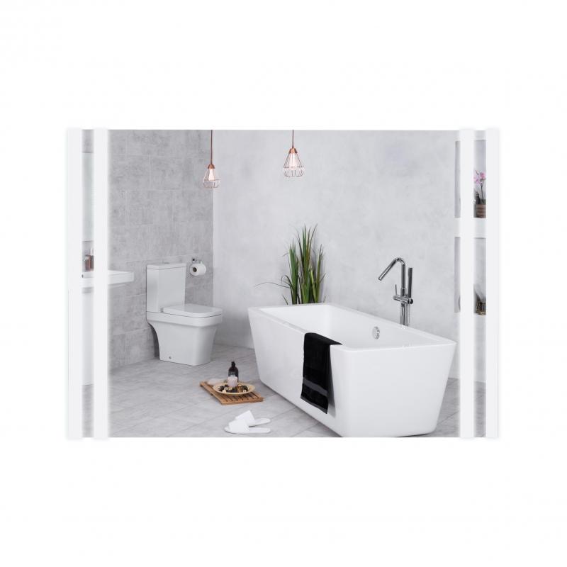 Дзеркало Qtap Mideya Classic 500х700 з LED-підсвічуванням кнопковий перемикач, Reverse QT2078250640W