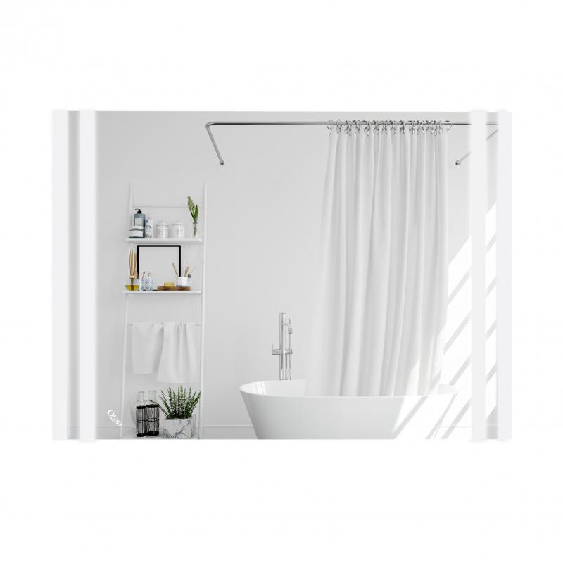 Дзеркало Qtap Mideya Classic 600х800 з LED-підсвічуванням кнопковий перемикач, Reverse QT2078250660W