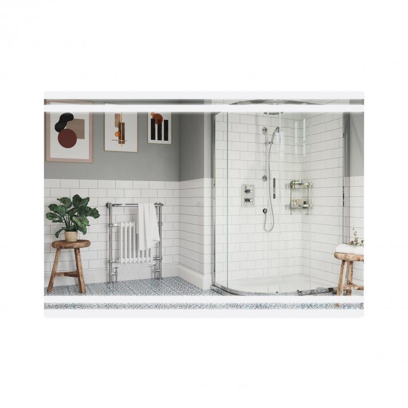 Дзеркало Qtap Mideya Classic 1000х700 з LED-підсвічуванням кнопковий перемикач, QT2078250680W