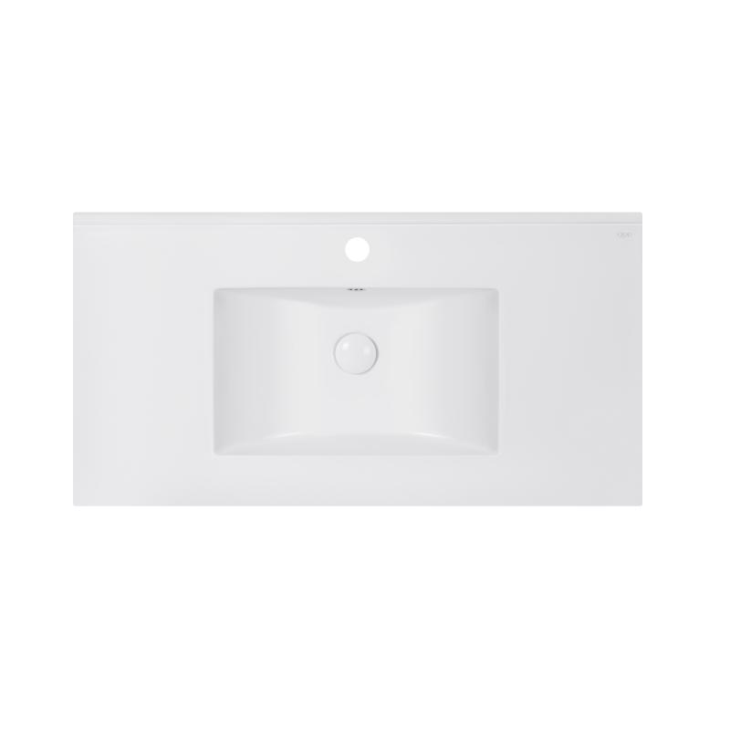Раковина Qtap Albatross E 900х460х180 White з донним клапаном QT01119090EW