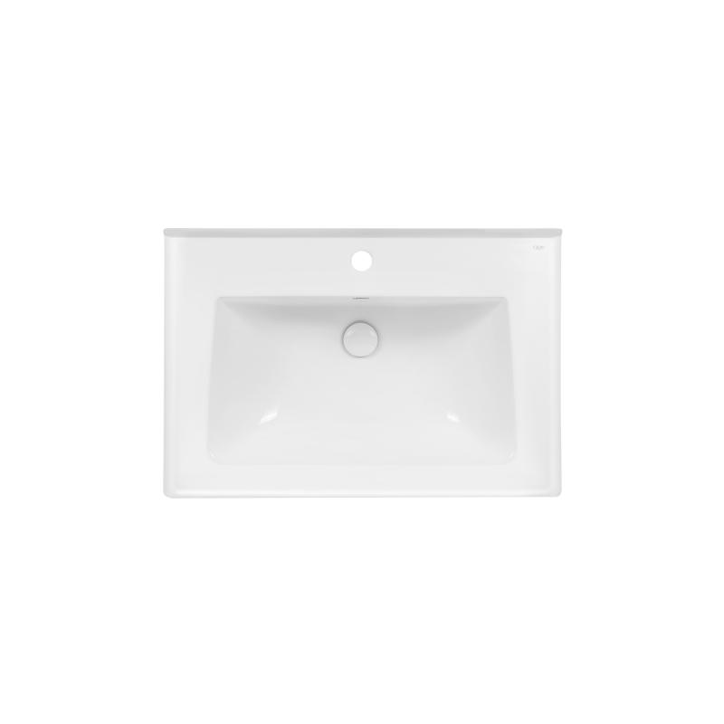 Раковина Qtap Albatross 5C 600х480х210 White з донним клапаном QT01115060CW