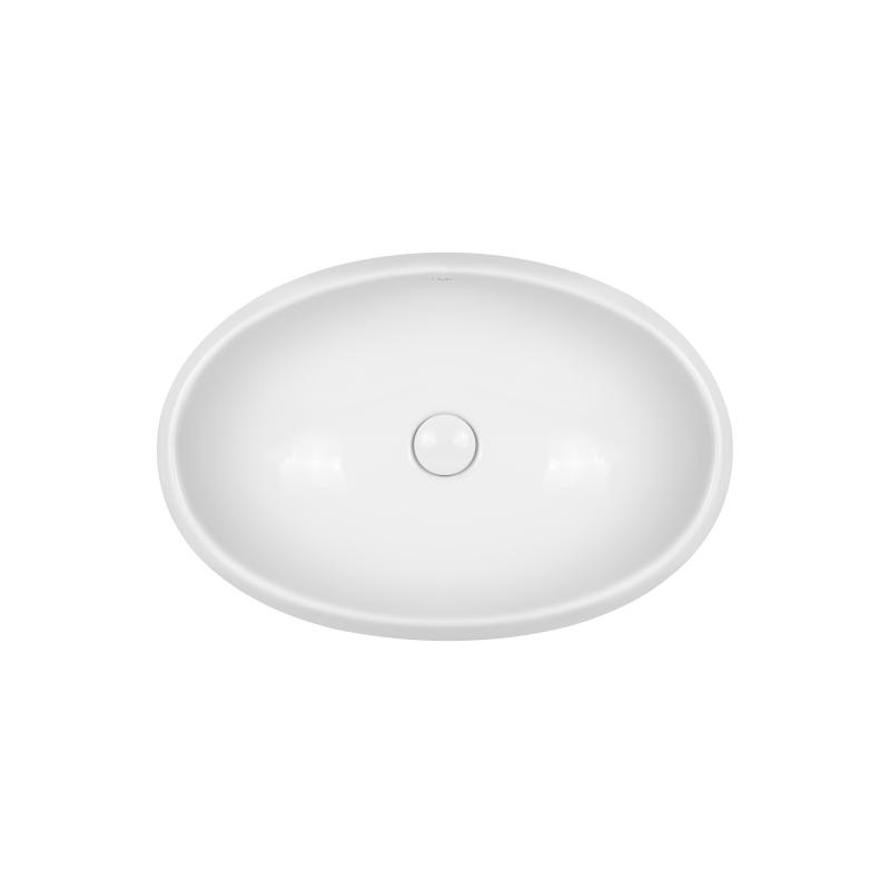 Раковина-чаша Qtap Leo 600х400х155 White з донним клапаном QT11117060GW