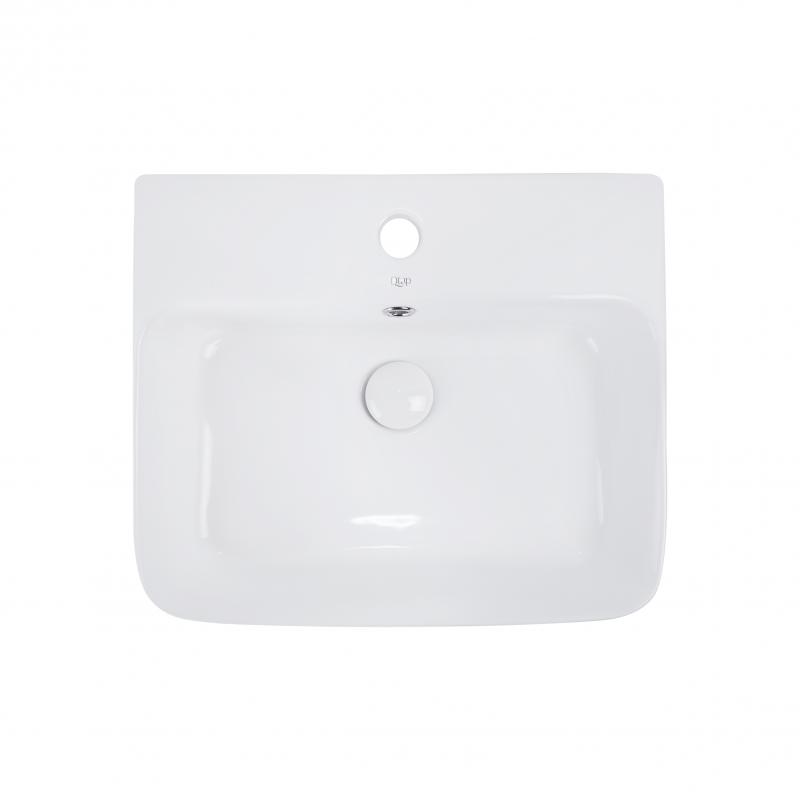 Раковина Qtap Virgo 485x410x125 White з донним клапаном QT18112258W