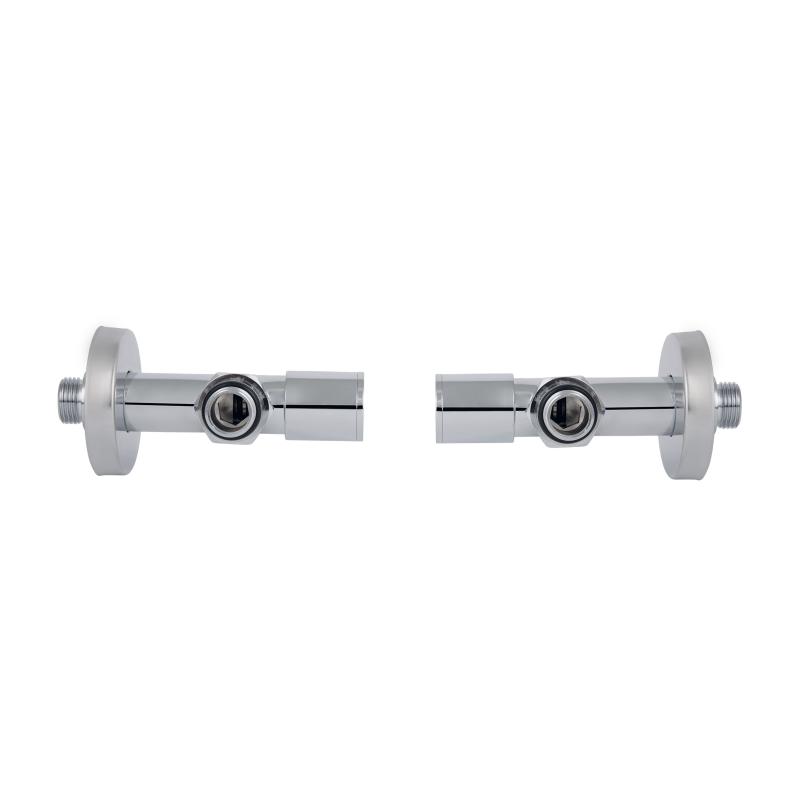 Комплект кранів Thermo Alliance Standart 1/2" НР для рушникосушарки кутовий SF395W15 — фото 4