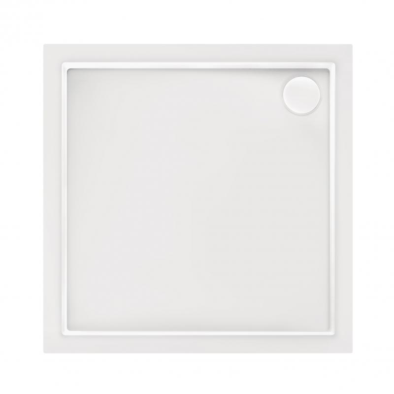 Душовий піддон Qtap Tern 301112 100x100x12 см + сифон — фото 3