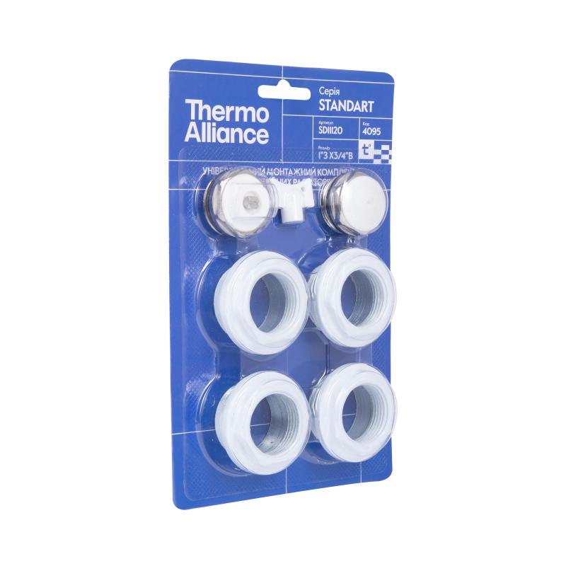 Комплект на радіатор Thermo Alliance Standart 3/4"х1" SD11120 — фото 2