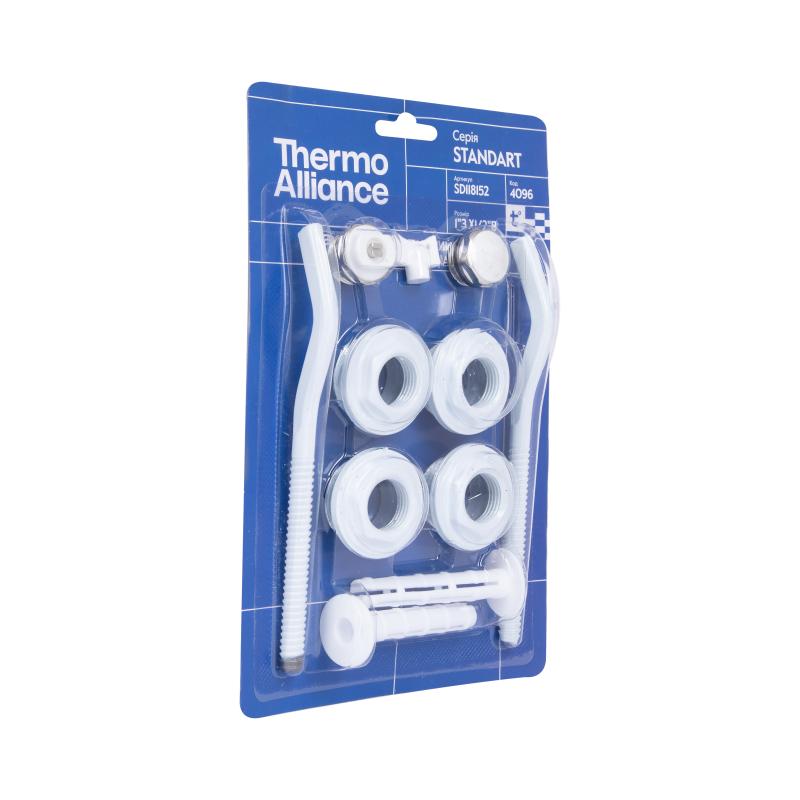 Комплект на радіатор Thermo Alliance Standart 1/2"х1" SD118152 — фото 2