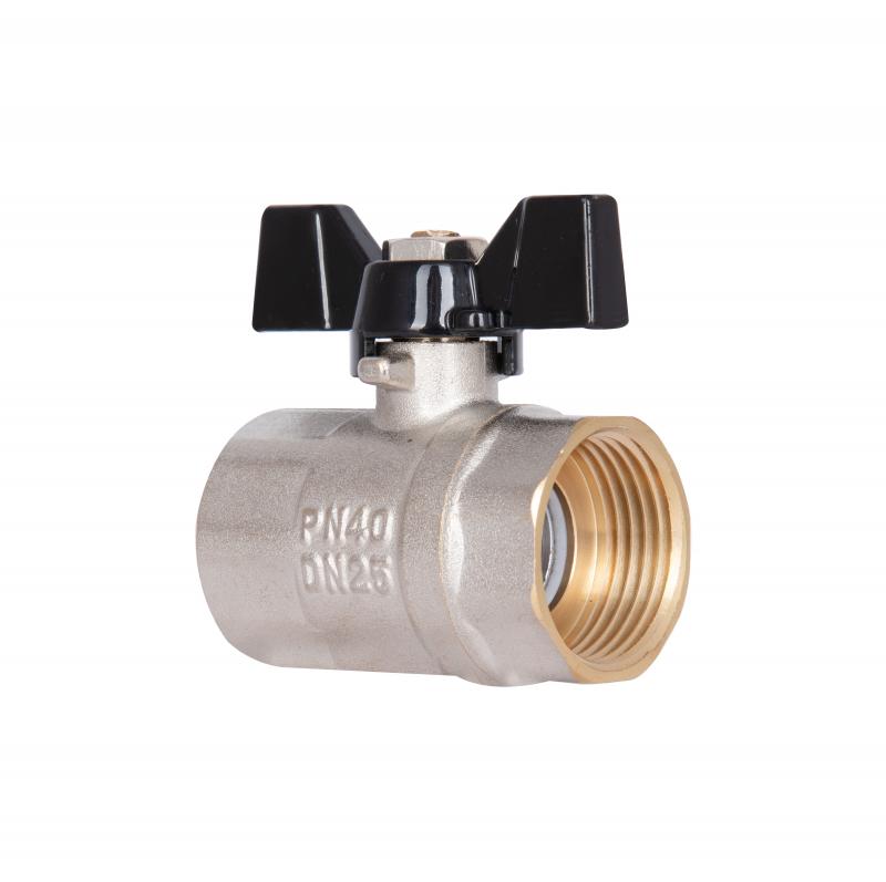 Кран кульовий Thermo Alliance Base 1" ВР для води (метелик) SD602W25 — фото 3