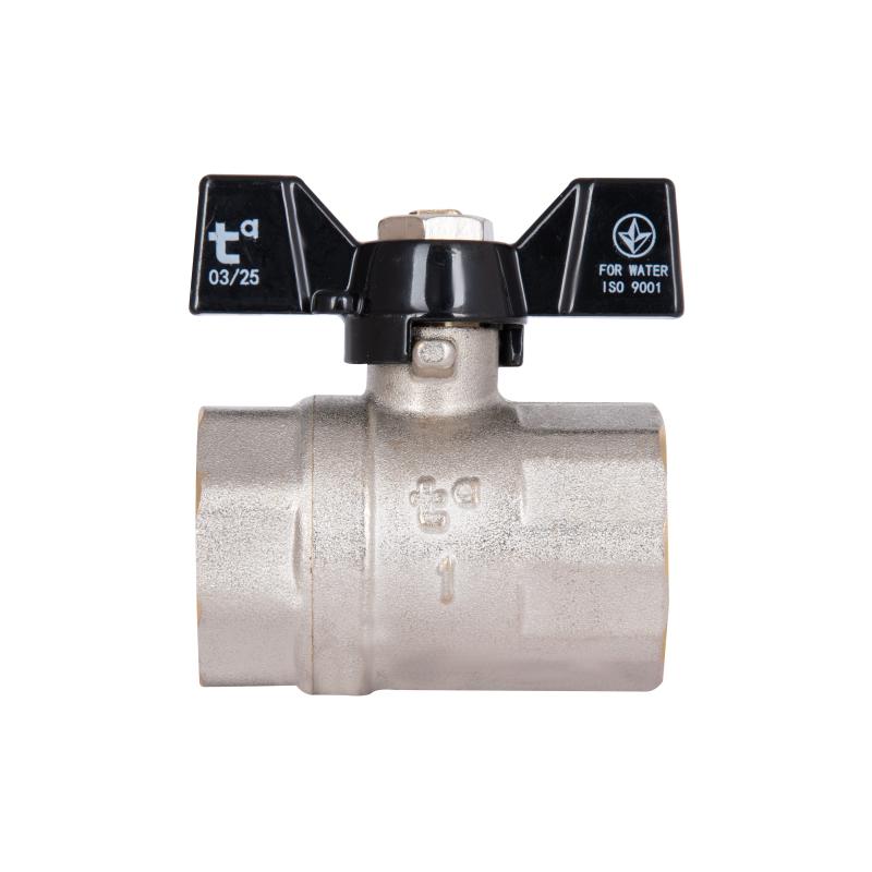 Кран кульовий Thermo Alliance Base 1" ВР для води (метелик) SD602W25 — фото 4