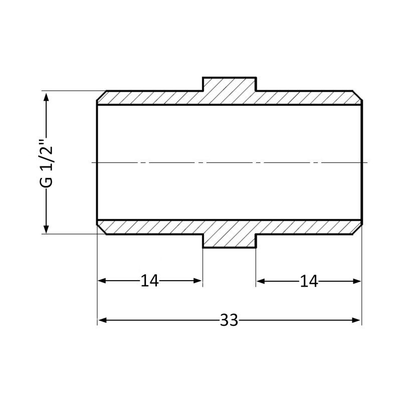 Ніпель Thermo Alliance Standart 1/2" ЗР SD4071515L — фото 2