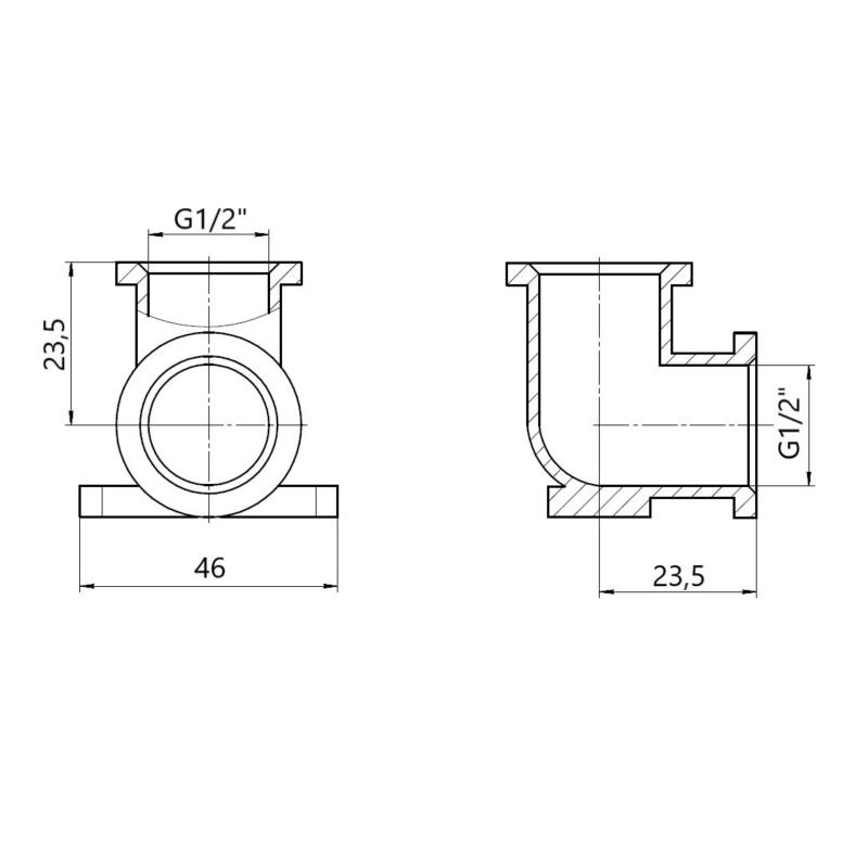 Кут Thermo Alliance Standart 1/2" ВР SD41815N — фото 2