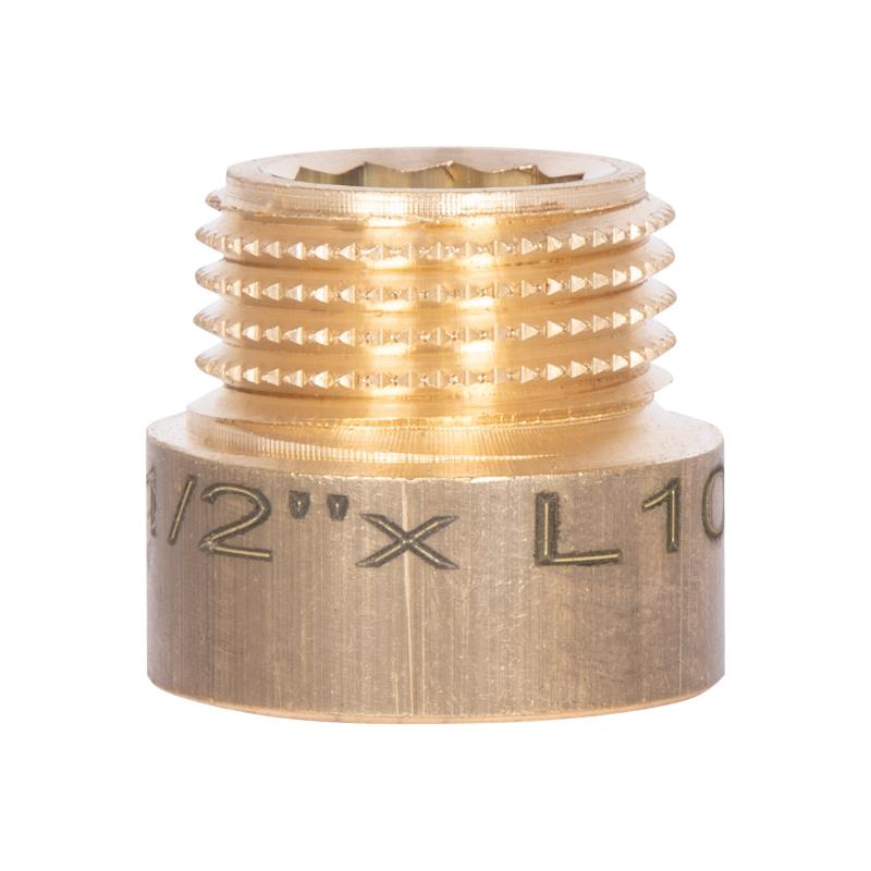 Подовжувач латунний Thermo Alliance Standart 1/2"ВЗ, L=10 мм SD4221510 — фото 6