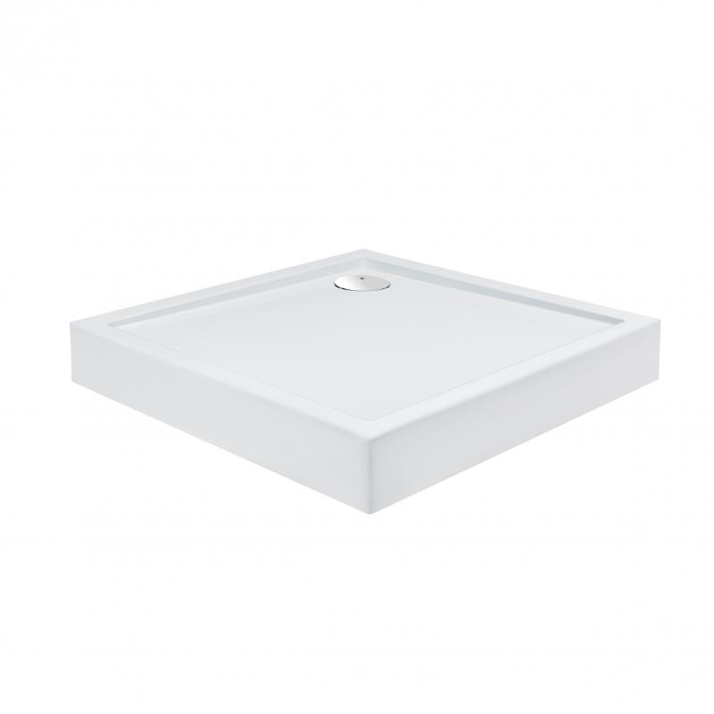 Набір Qtap душова кабіна Capricorn CRM1099SC6 Clear 2020x900x900 мм + піддон Tern 309912C 90x90x12 см з сифоном — фото 3