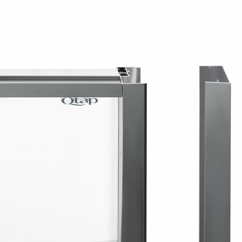 Набір Qtap душова кабіна Scorpio CRM10995-AC6 Clear 2120x900x900 мм + піддон Diamond 309912 90x90x12 см з сифоном — фото 9