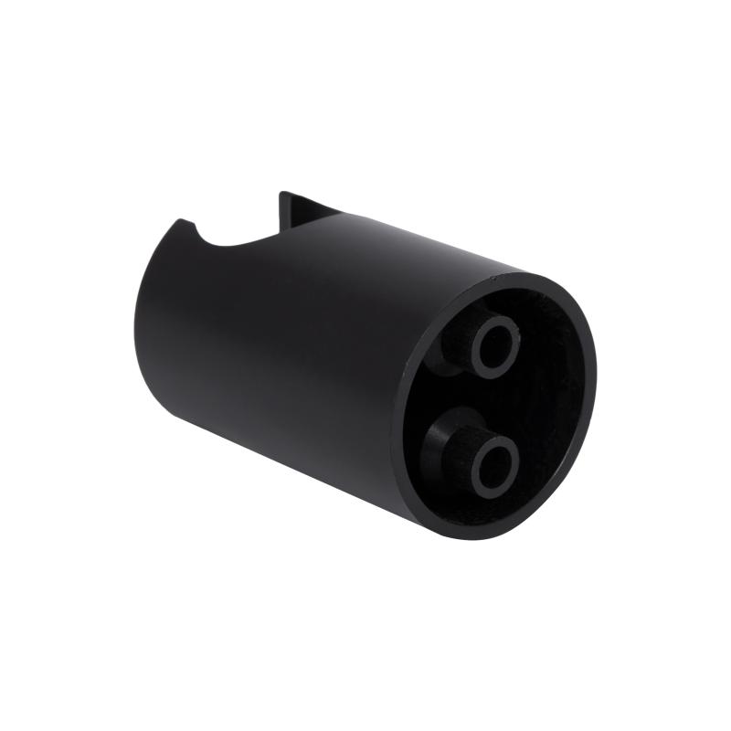 Тримач для ручного душу Qtap Spojeni округлий QT829910842854OB Black Matt — фото 3