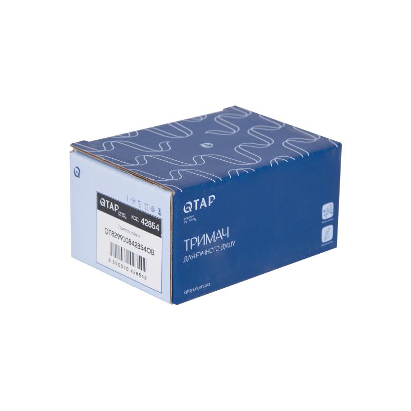 Тримач для ручного душу Qtap Spojeni округлий QT829910842854OB Black Matt — фото 4