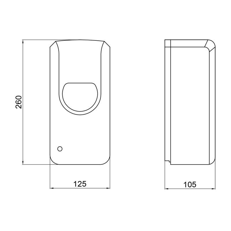 Дезінфектор Qtap Pohodli 6V безконтактний QT170WH42921 White (Zdraví) — фото 2